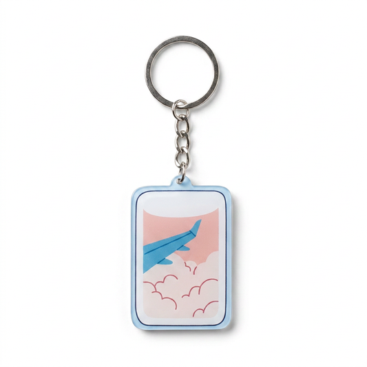 Aeroplane Window Keychain
