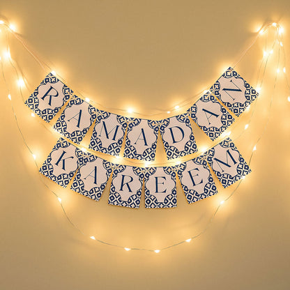 Ramadan Kareem Turkish Banner I Wall Decoration