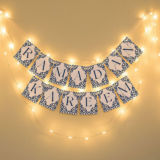 Ramadan Kareem Turkish Banner I Wall Decoration