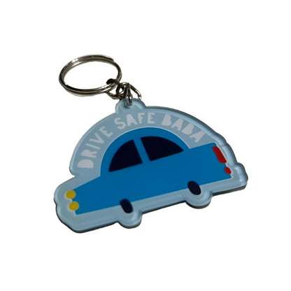 Drive Safe Baba Keychain