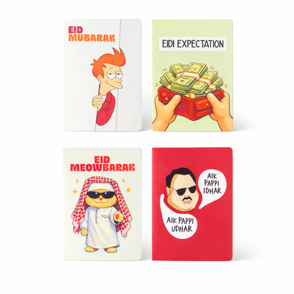 Fun 4 Bundle Pack I Eidi Money Cards I Funny Eid Cards