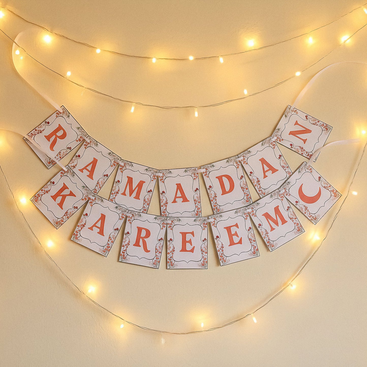 Ramadan Kareem Subtle Banner  I Wall Decoration