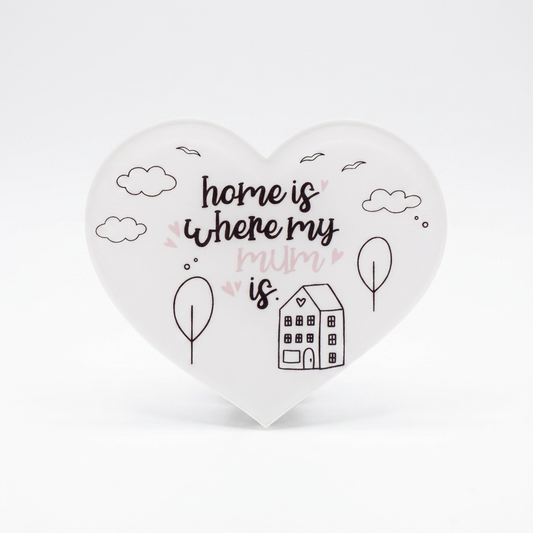 Home is Where my Mama is I Heart Fridge Magnet