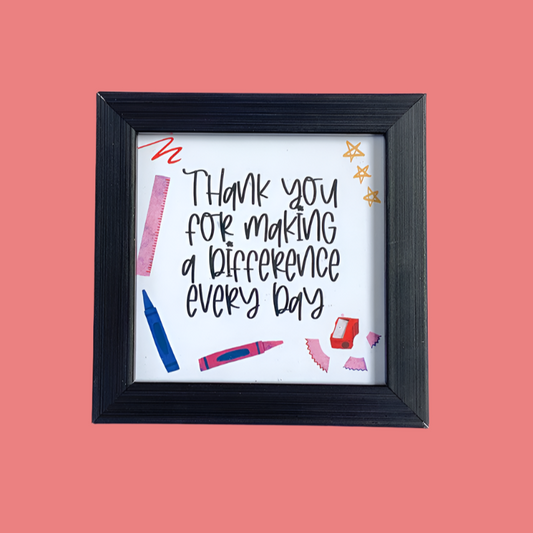 Teacher Gift Frame