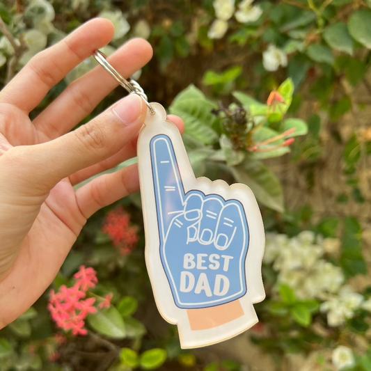 Best Dad Keychain