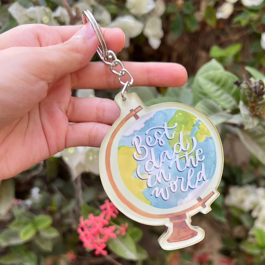 Best Dad Ever Keychain