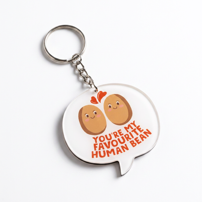Favourite Human Bean Keychain