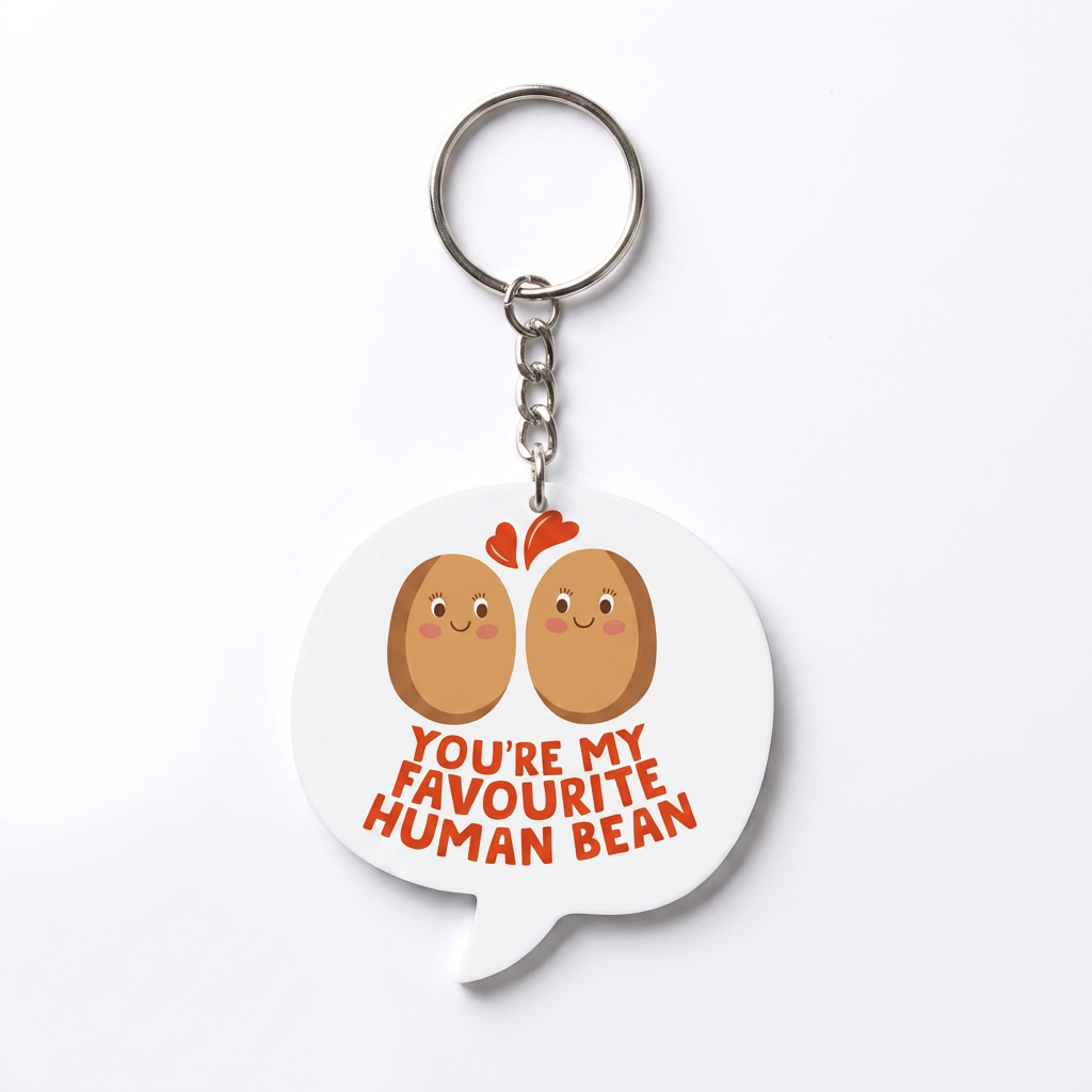Favourite Human Bean Keychain