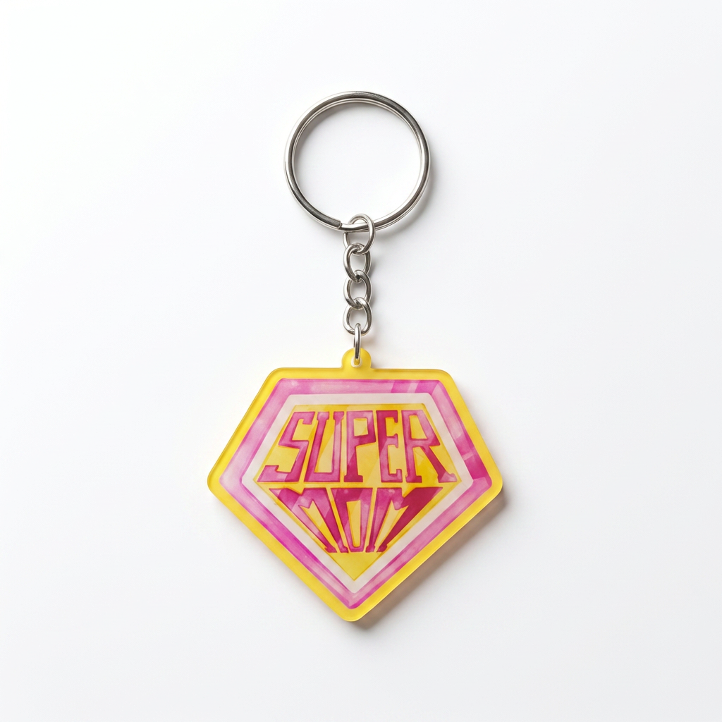 Supermom Keychain