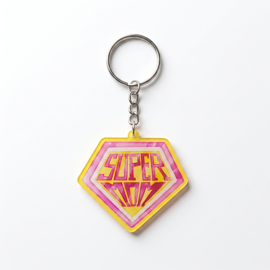 Supermom Keychain
