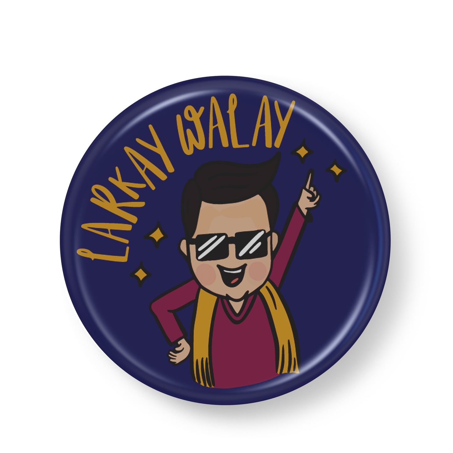 Larkay Walay Badge (Pack of 10)