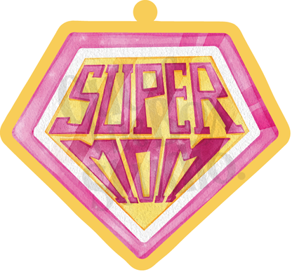 Supermom Keychain