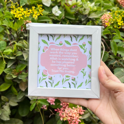 Islamic Pink Frame