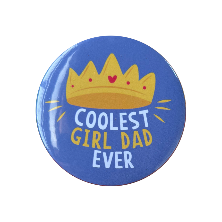 Coolest Girl Dad Badge