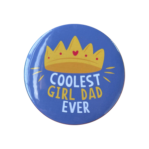 Coolest Girl Dad Badge