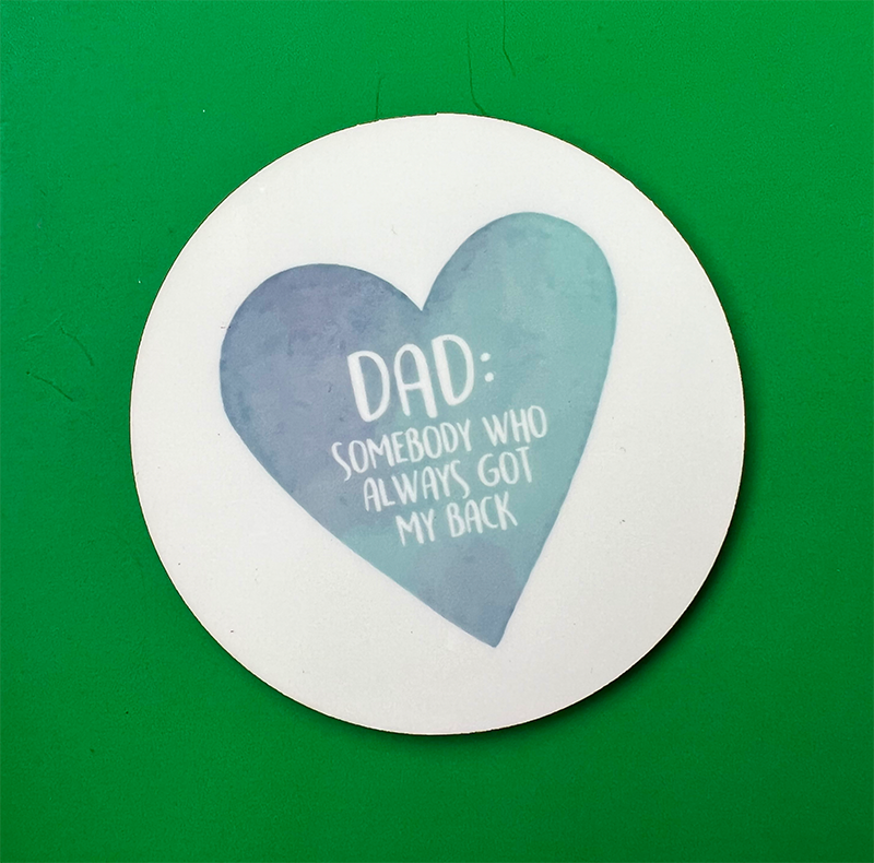 Dad Tea Coaster