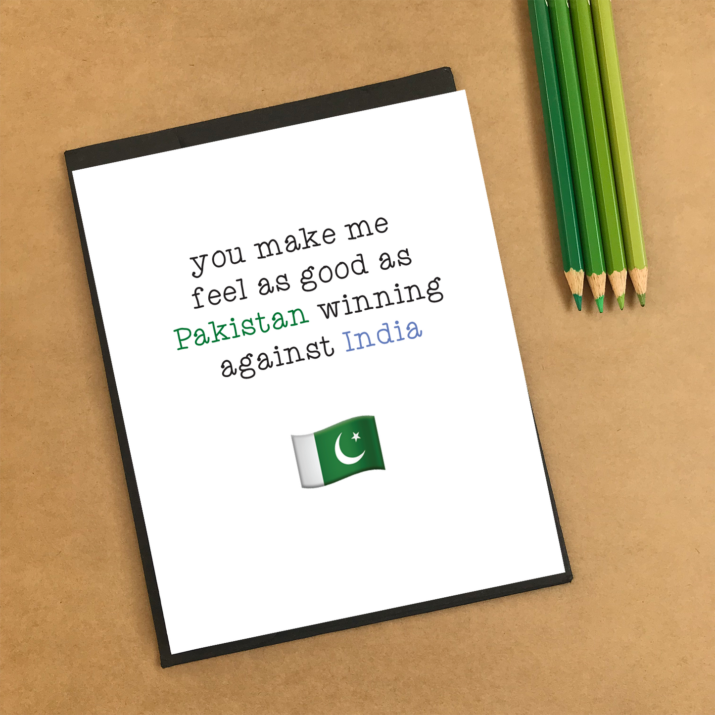 Ind vs Pak Card