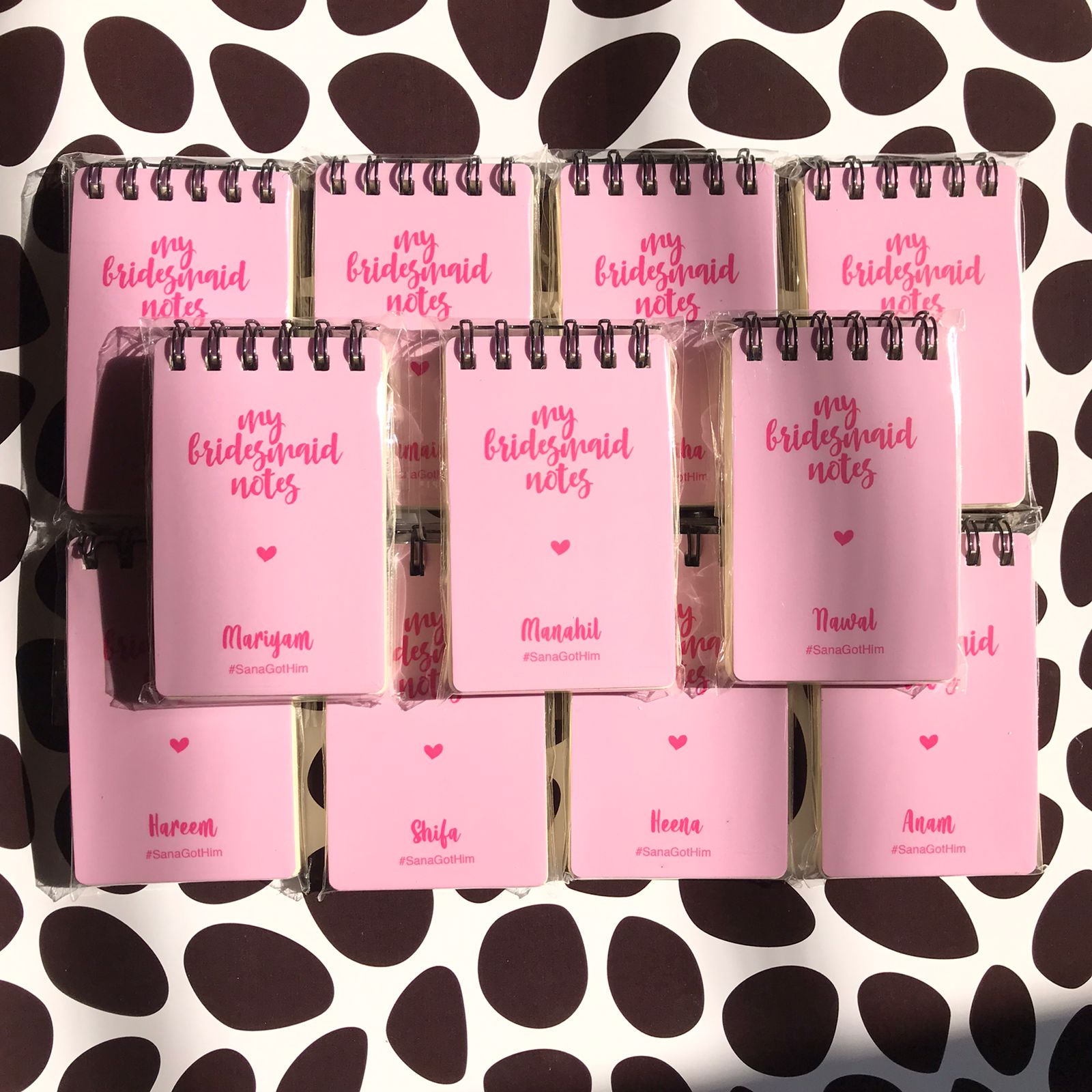 Pink Bridesmaid Notepad (PRE ORDER ONLY)