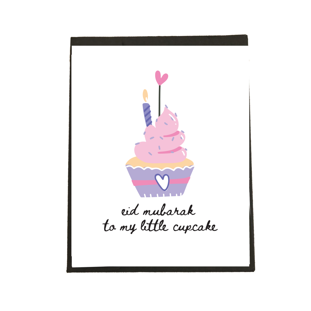 Eid Cupcake Card