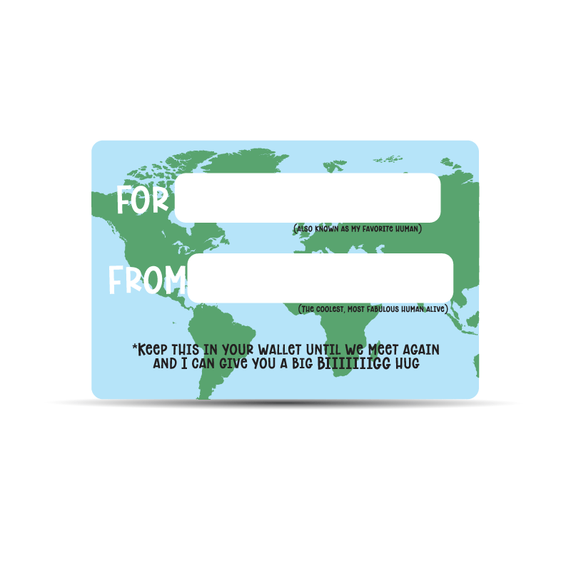 Long Distance Wallet Card