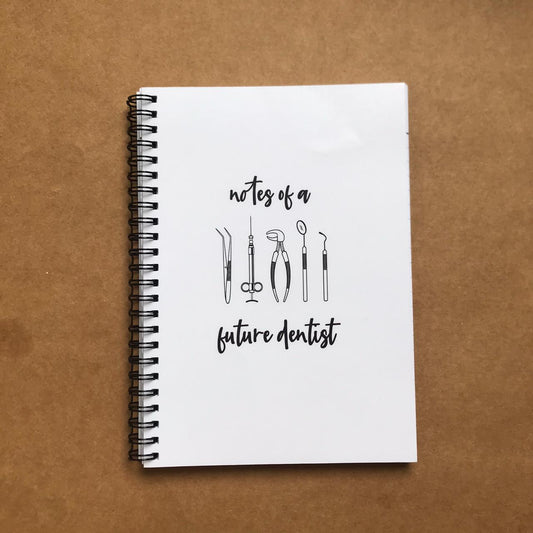 Notes of a future dentist notebook