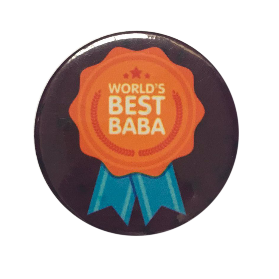 World's Best Baba Badge