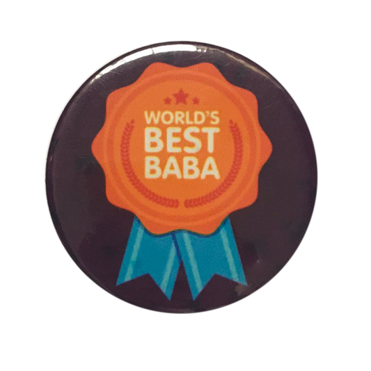 World's Best Baba Badge