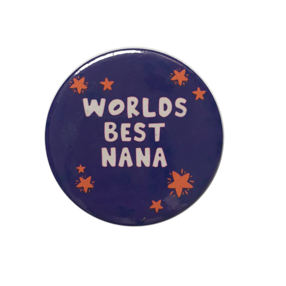 World's Best Nana Badge