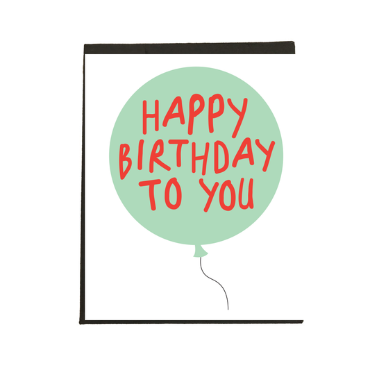 Birthday Balloon Card