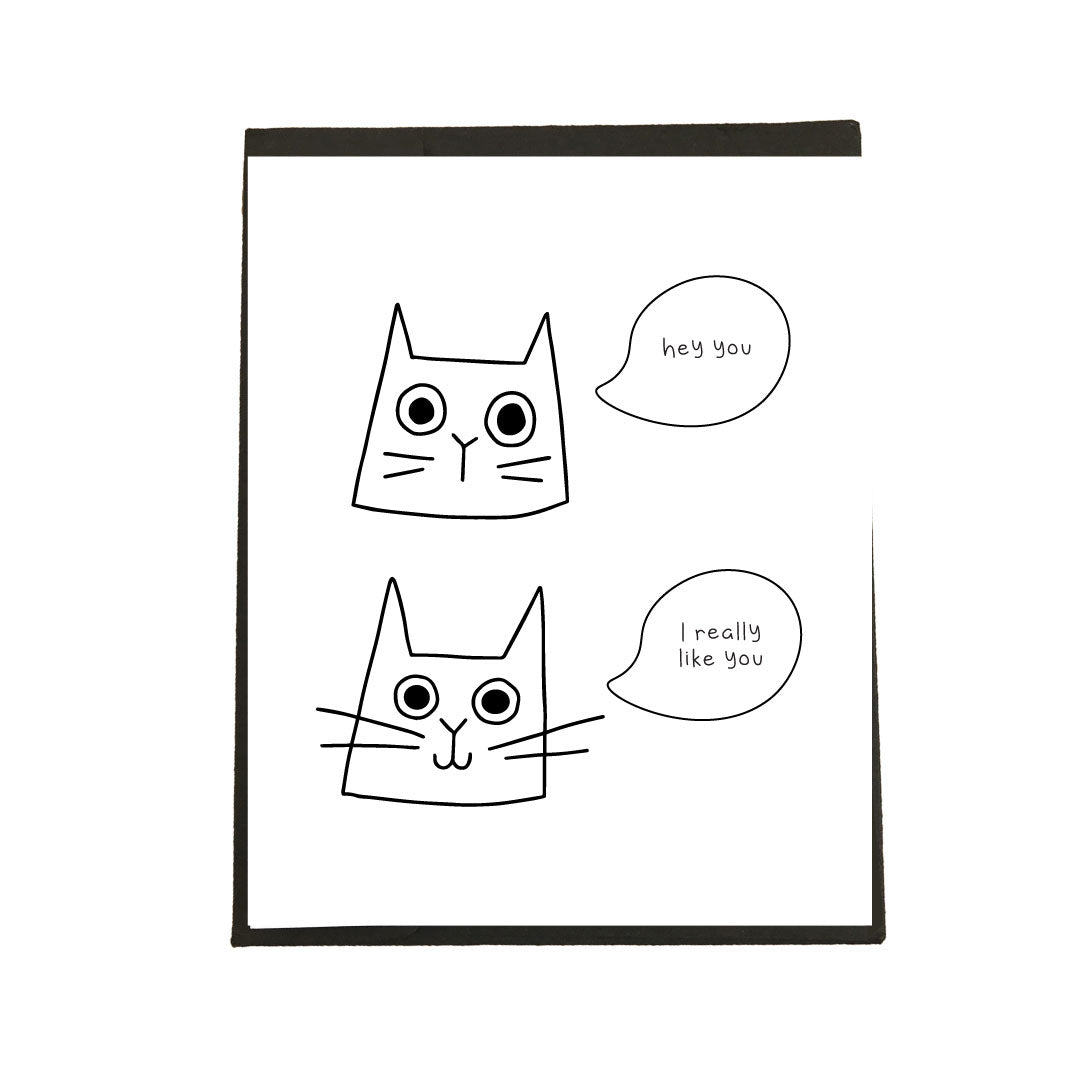 Meow Likes You Card